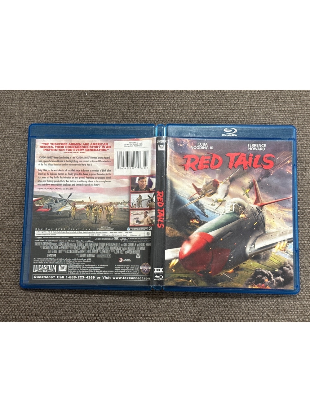 Red Tails, 2012, Blu-Ray, George Lucas + Lucasfilm